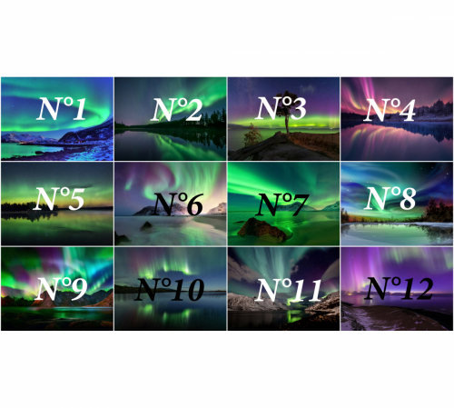 Fonds Aurores boréales