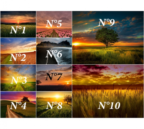 Fonds Coucher de Soleil